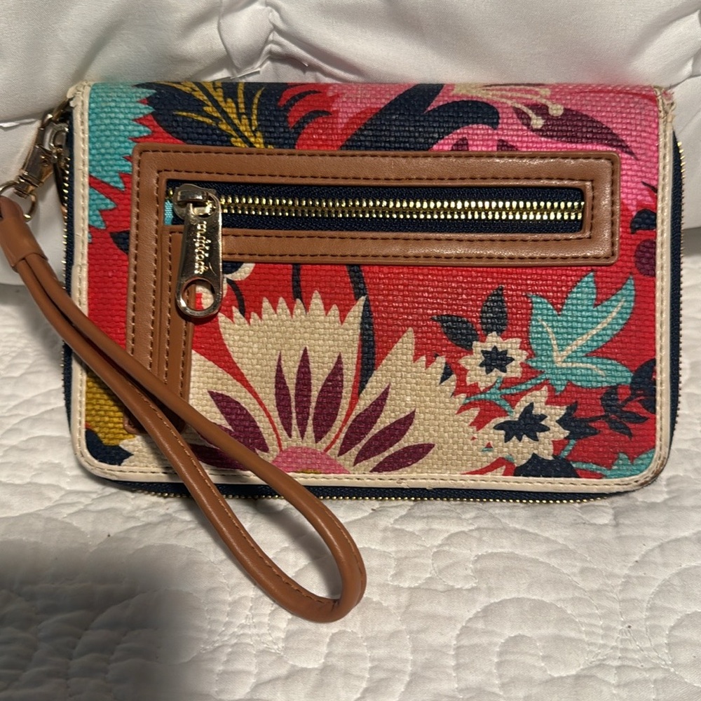 Spartina Wallet and Phone Case, Extra Storage Spaces for Credit Cards, beautiful - Picture 5 of 13